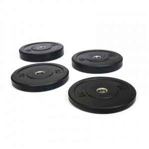 Gym Division Premium Black Olympic Bumper Plate Commercial Grade